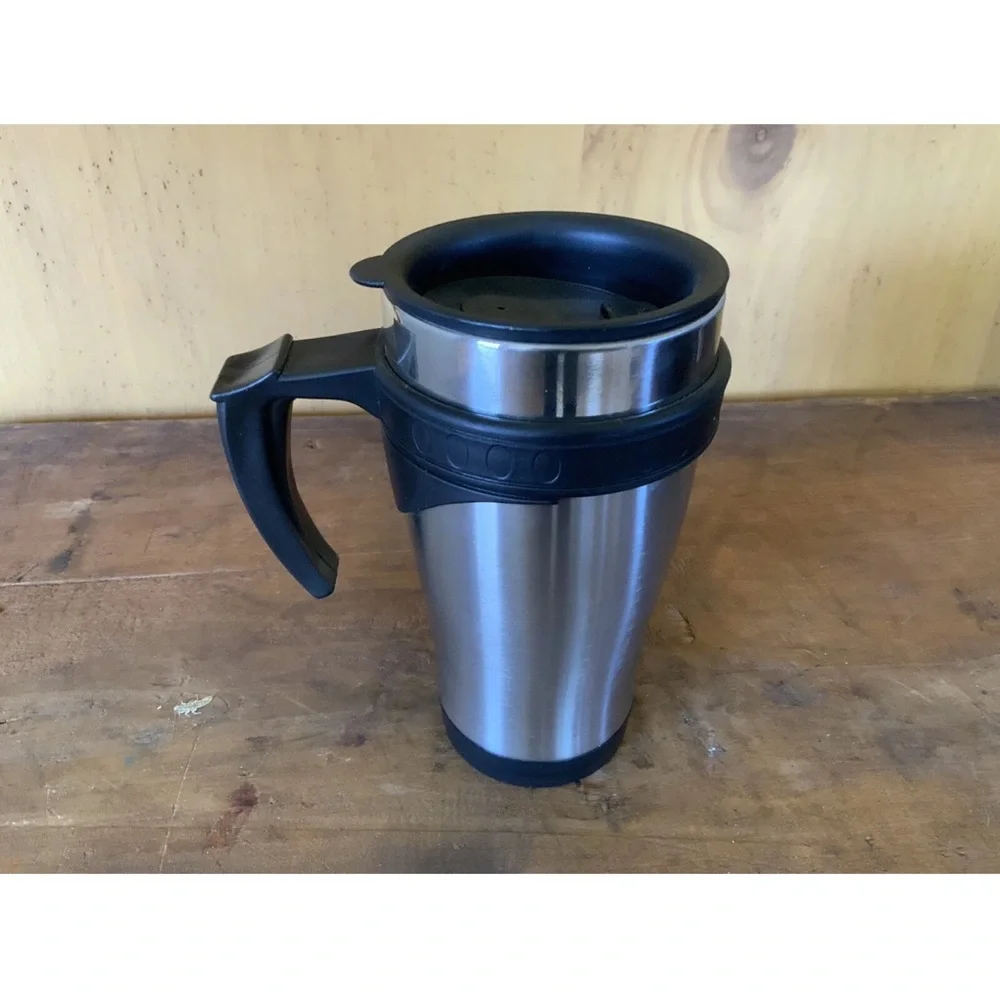 Caterpillar 16 Oz. stainless steel travel tumbler